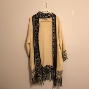 Charlotte Russe Boho Cardigan/Shrug/Poncho